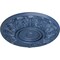 Ekena Millwork Whitman Ceiling Medallion (For Canopies up to 3 3/4"), Hand-Painted Americana, 13"OD x 1 3/8"P CM13WHAMF - alternate 3